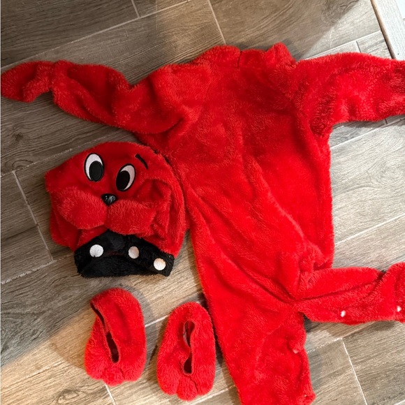Clifford Costume with Hat and Booties 6-12M - Picture 1 of 1